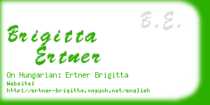 brigitta ertner business card